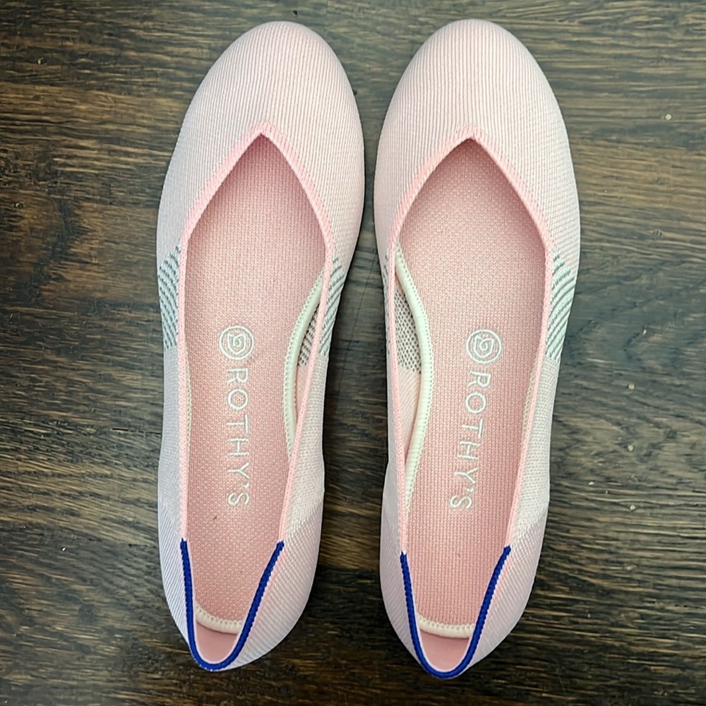 NIB Rothy’s Limited Edition Cotton Candy Flats